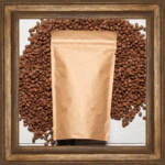 coffee bag with beans