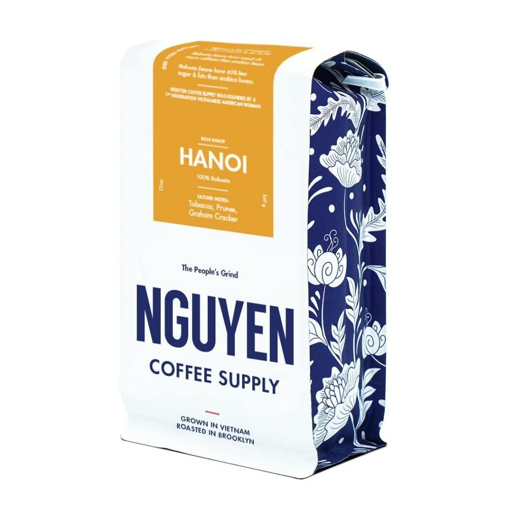 Nguyen Robusta coffee bean brand 