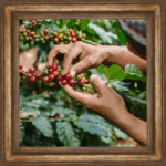 harvesting the best arabica coffee beans